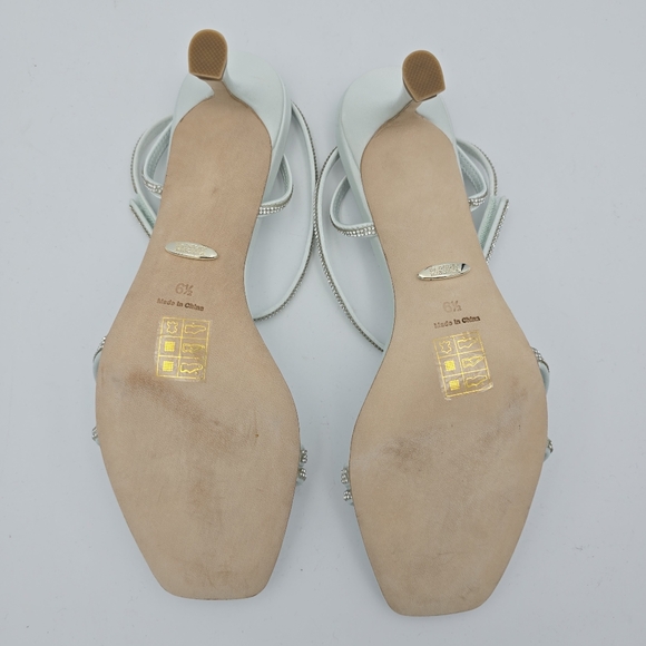 Badgley Mischka Ultra Kitten Heels, Soft Blue Radiance, Women's 6.5 - Picture 11 of 13